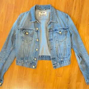 Acne Studios cropped denim jacket